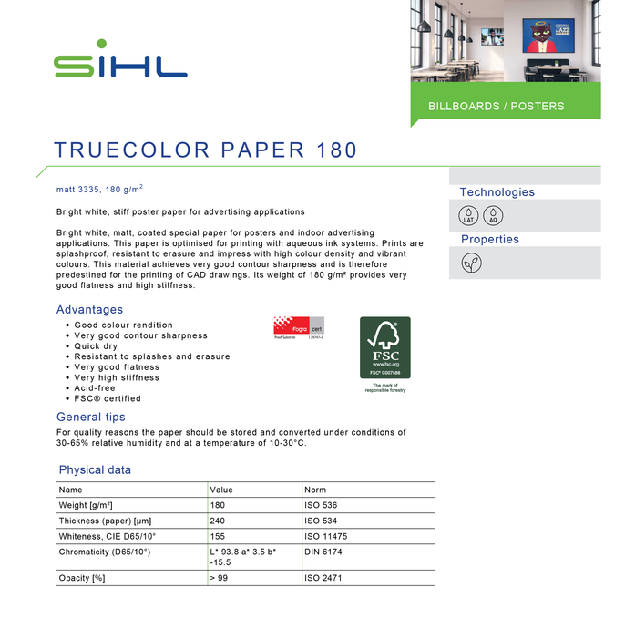 SIHL - 3335 TRUCOLOR - 180