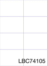 Load image into Gallery viewer, Rectangle A4 Die Cut Labels (square corners)