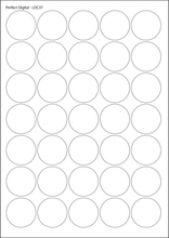 Load image into Gallery viewer, Circular A4 Die Cut Labels