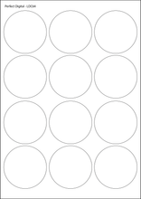 Load image into Gallery viewer, Circular A4 Die Cut Labels
