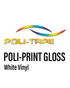 POLI-PRINT - Monomeric White Gloss Vinyl