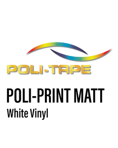 POLI-PRINT - Monomeric White Matt Vinyl