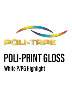 POLI-PRINT - Monomeric White Gloss Vinyl Air Free