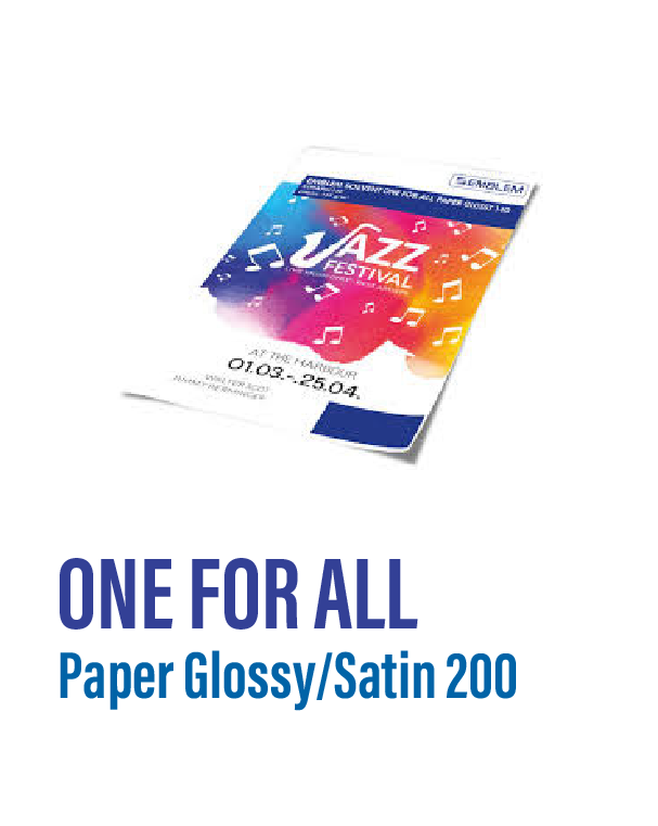 Emblem - One For All Paper Glossy/Satin 200