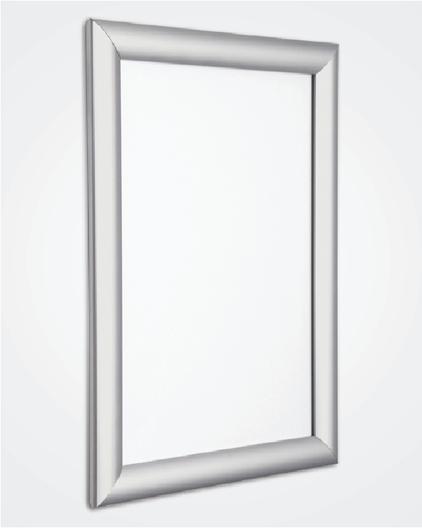 25mm Silver Snap Frame