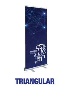 Triangular - Roll Up Banner Stand